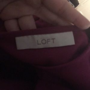 LOFT Dresses - Raspberry A line LOFT dress LOFT Dresses - Raspberry A line LOFT dress